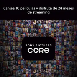 Sony K-65XR75M2 65 pouces 4K noir, promotion: logo Sony Pictures Core entouré d'un catalogue de films