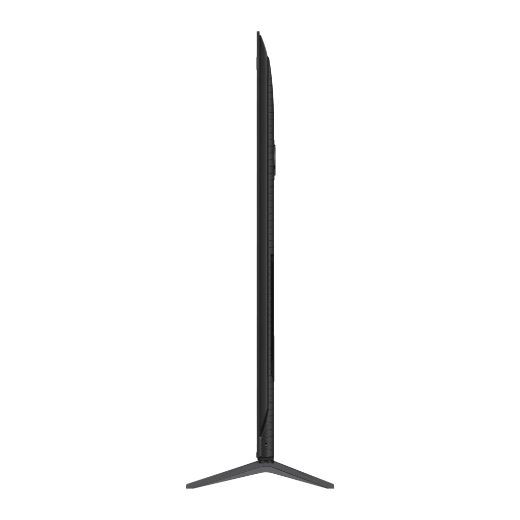 TCL 85P8L 85 pouces 4K Mini LED Google TV noir, vue de face: écran fleur bleue, logos QD-Mini LED, 144Hz et Dolby Vision - Ítem4