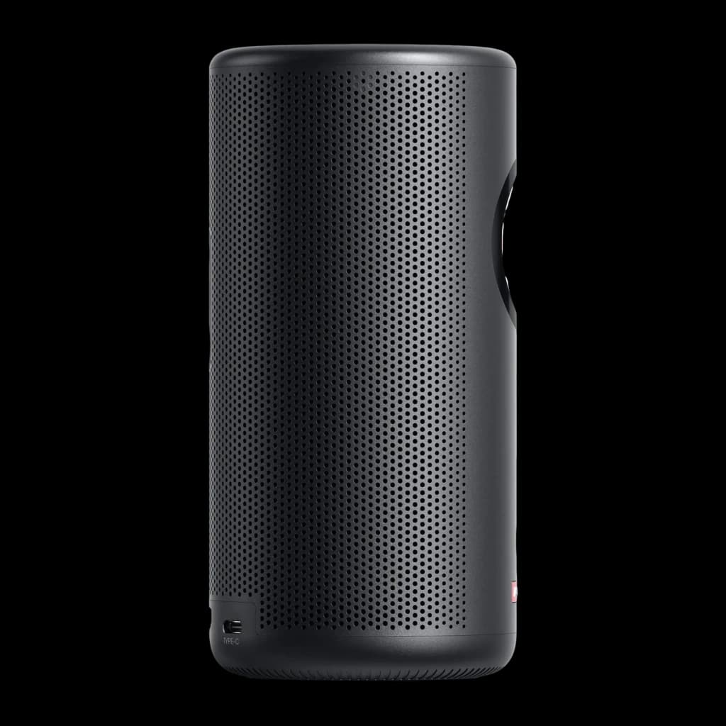 Anker Nebula Capsule 3 Laser 16GB noir, vue arrière: grille perforée et port USB-C à la base