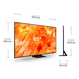 Samsung Televisor TQ85QN73H 85 pulgadas Neo QLED 4K Smart TV preto - detalhe 8