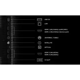 TCL Televisor 75P8L 75 pulgadas 4K Ultra HD Mini LED Google TV 144 Hz Negro - detalhe 4