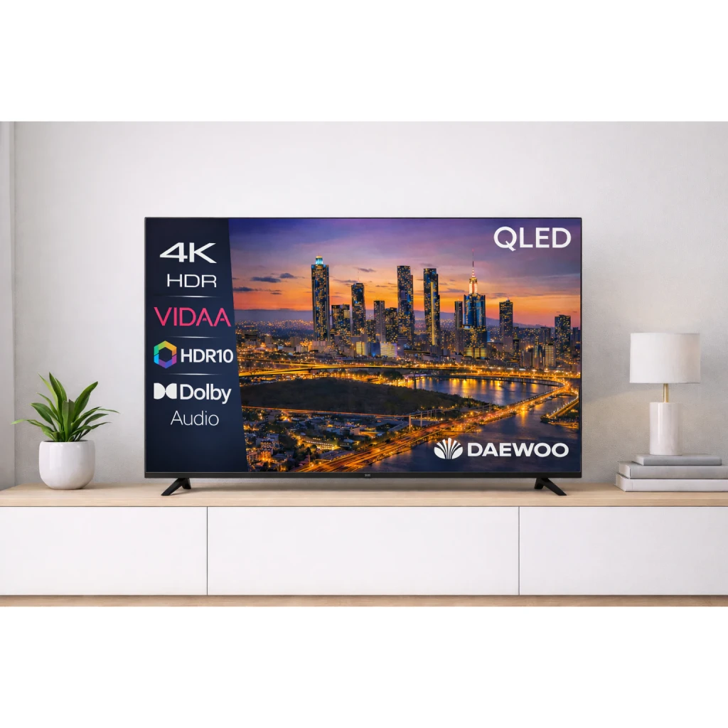 Daewoo Televisor 50VB56QV 50 pulgadas 4K Ultra HD QLED Smart TV Negro - detalhe 8