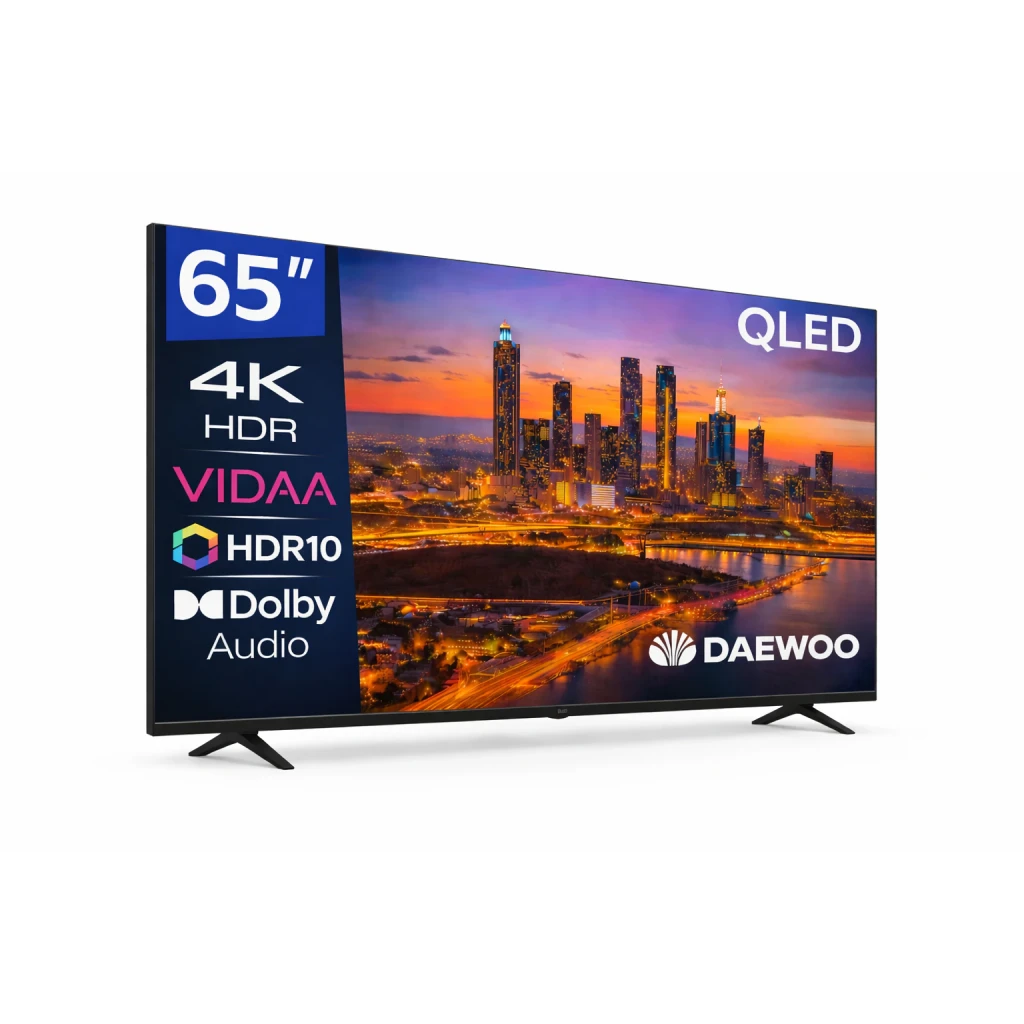 Daewoo Televisor 65VB56QV 65 pulgadas 4K Ultra HD QLED Smart TV Negro - vista principal