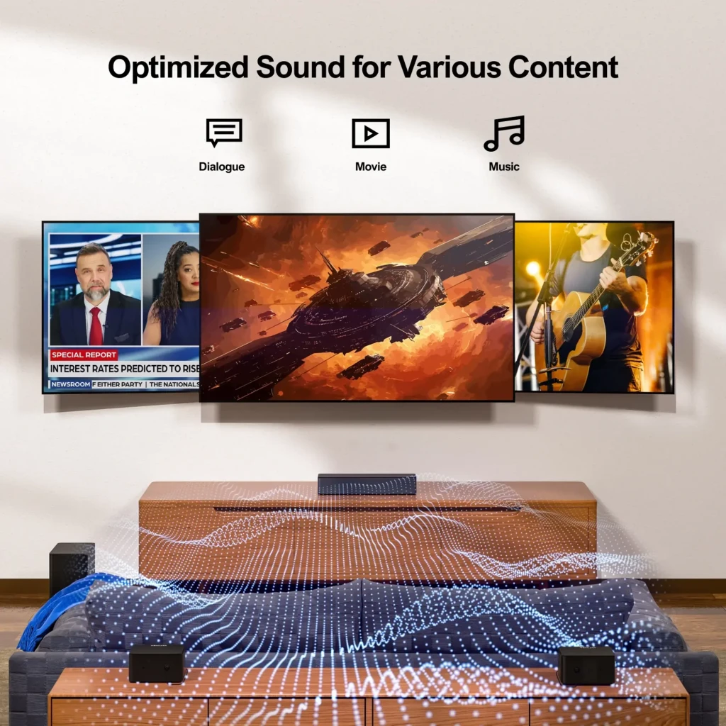 Ultimea Poseidon D50 Soundbar - detalhe 4