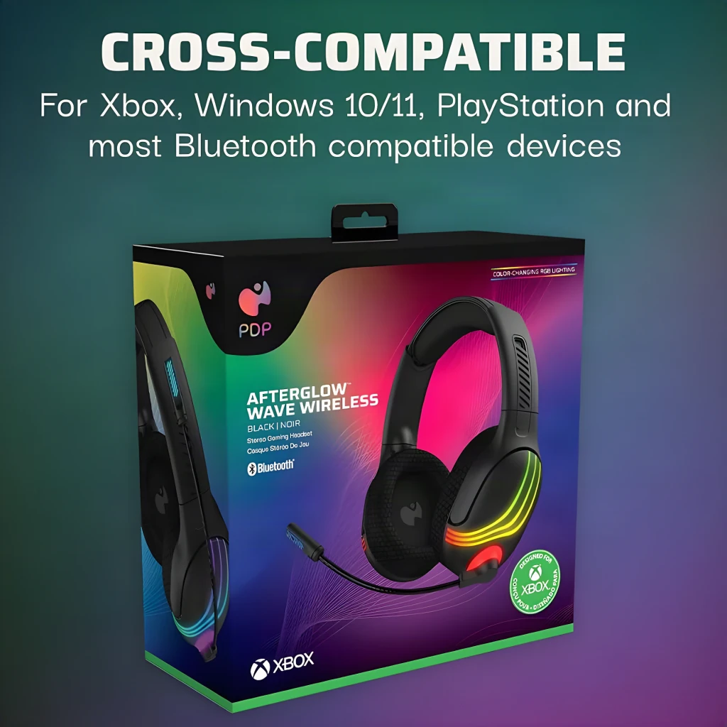 PDP Auriculares inalámbricos 049-032-BK Gaming Bluetooth Negro - vue principale - Ítem8