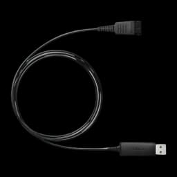 Helos Cable adaptador DHSG compatible con Jabra 14201-10 azul - vista principal