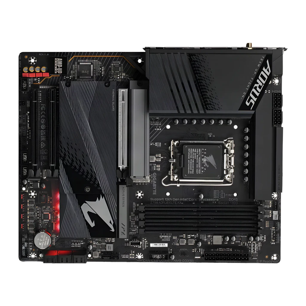 Gigabyte Placa base Z790 AORUS ELITE AX noir - détail 4