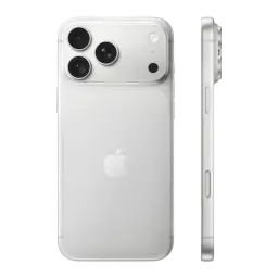 iPhone 18 Pro Max 256GB Plata con triple cámara trasera en módulo elevado, acabado metálico mate, logo Apple centrado y perfil delgado con botones laterales