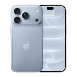 iPhone 18 Pro 512Go Glacial Blue élégant, dos en verre givré, triple capteur pro, écran 6,3 pouces OLED 120Hz aux bords fins et îlot dynamique