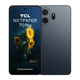 TCL NXTPAPER 70 Pro 5G Stellar Blue 6,9 pouces affichage NXTPAPER 4.0, double capteur photo arrière, écran plein bord avec poinçon, finition bleue mate