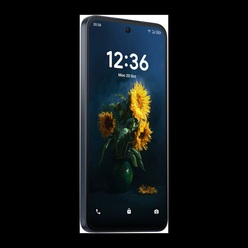 TCL NXTPAPER 70 Pro 5G Stellar Blue avec écran 6,9 pouces NXTPAPER 4.0 bord fin, poinçon centré, affichage net aux couleurs riches, icônes bas de l’écran
