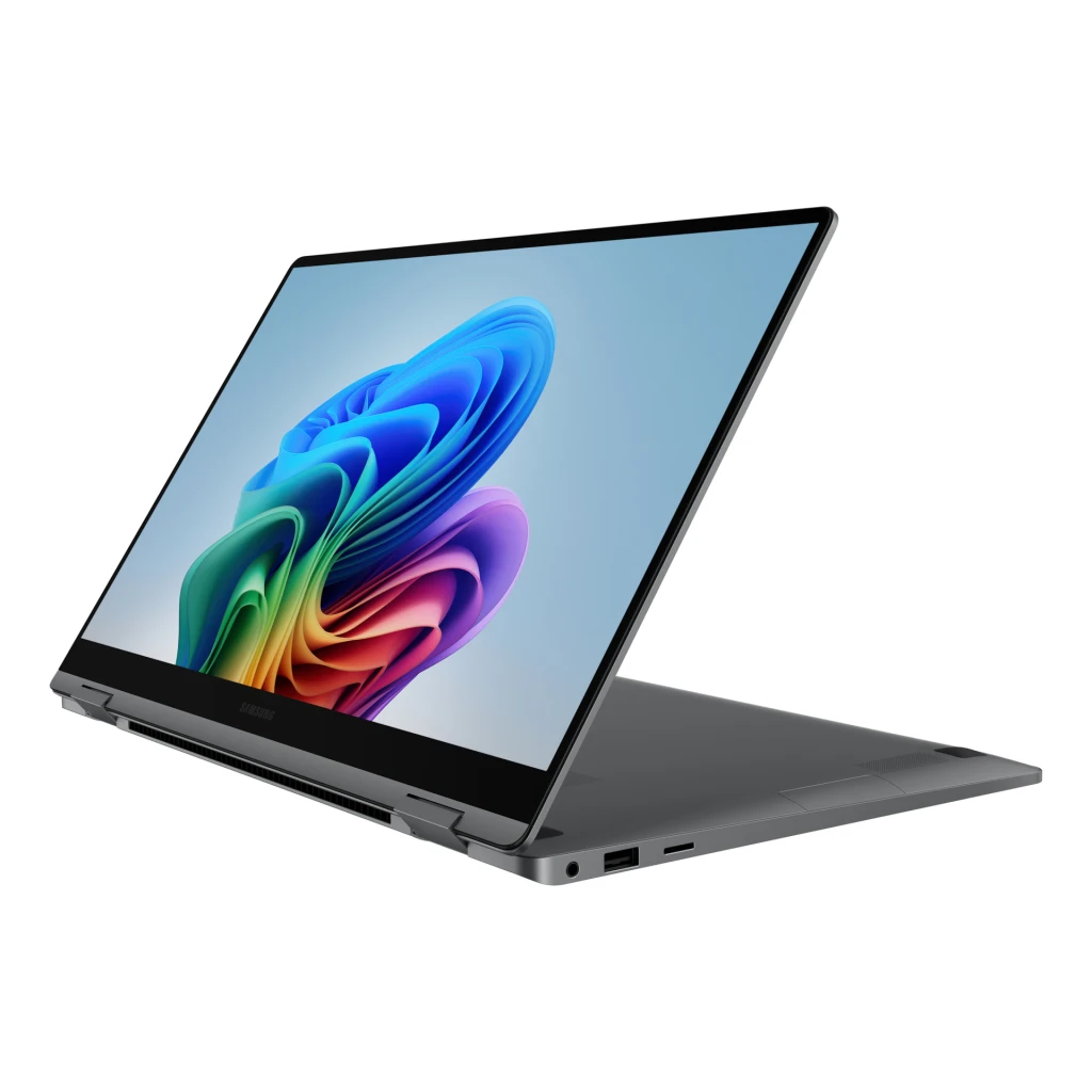 Samsung Portátil 2 en 1 Galaxy Book5 360 Intel Core Ultra 7 256V 16+512 GB 15.6 pulgadas Full HD Gris - detalle