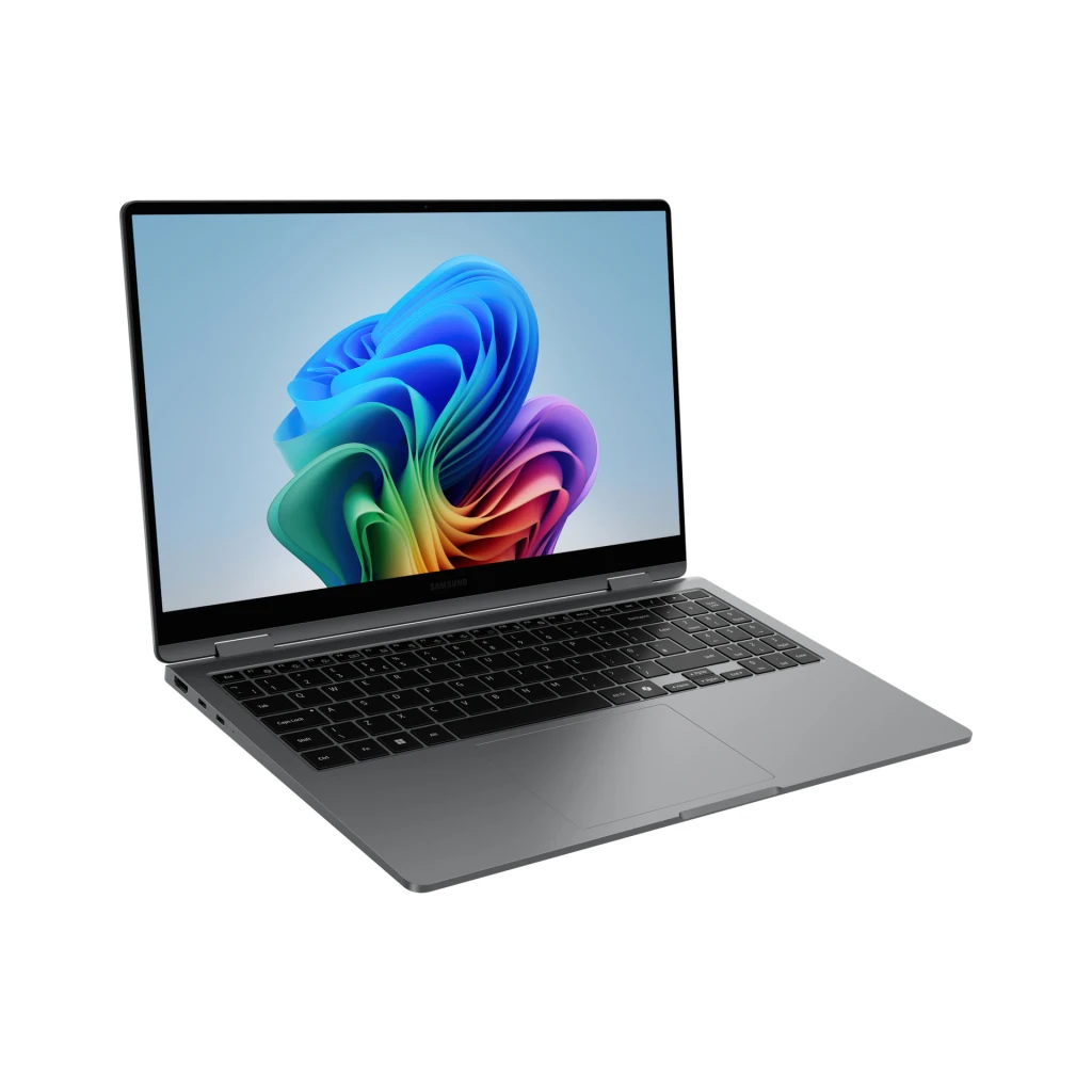 Samsung Portátil 2 en 1 Galaxy Book5 360 Intel Core Ultra 7 256V 16+512 GB 15.6 pulgadas Full HD Gris - conectividad = 2 x