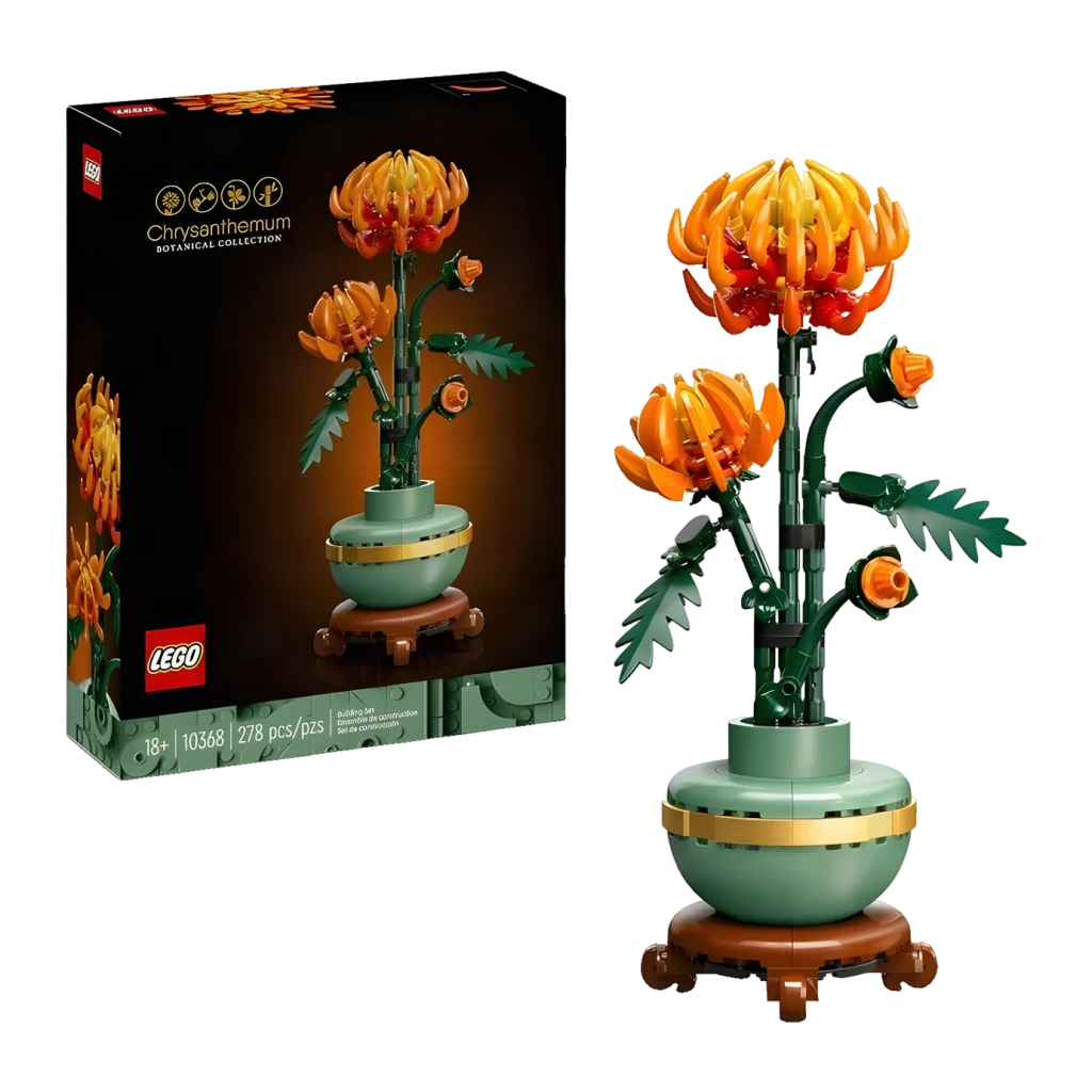 LEGO Botanical Collection Crisantemo 10368 negro - vista principal - Ítem1