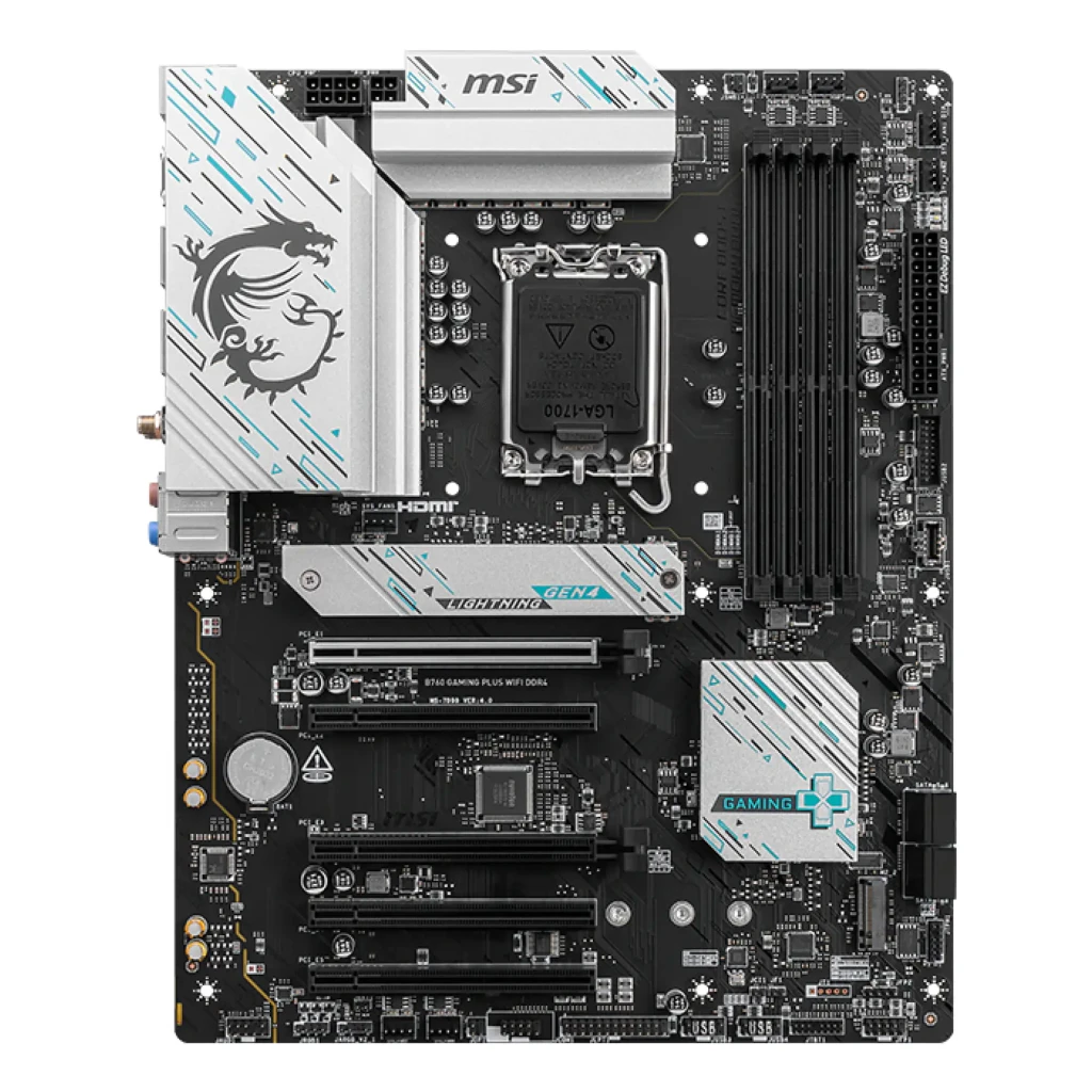 MSI Placa base B760 Gaming Plus WiFi - ranuras M.2 = 2 x M.2 Key M (PCIe 4.0 / SATA) | permite instalar hasta