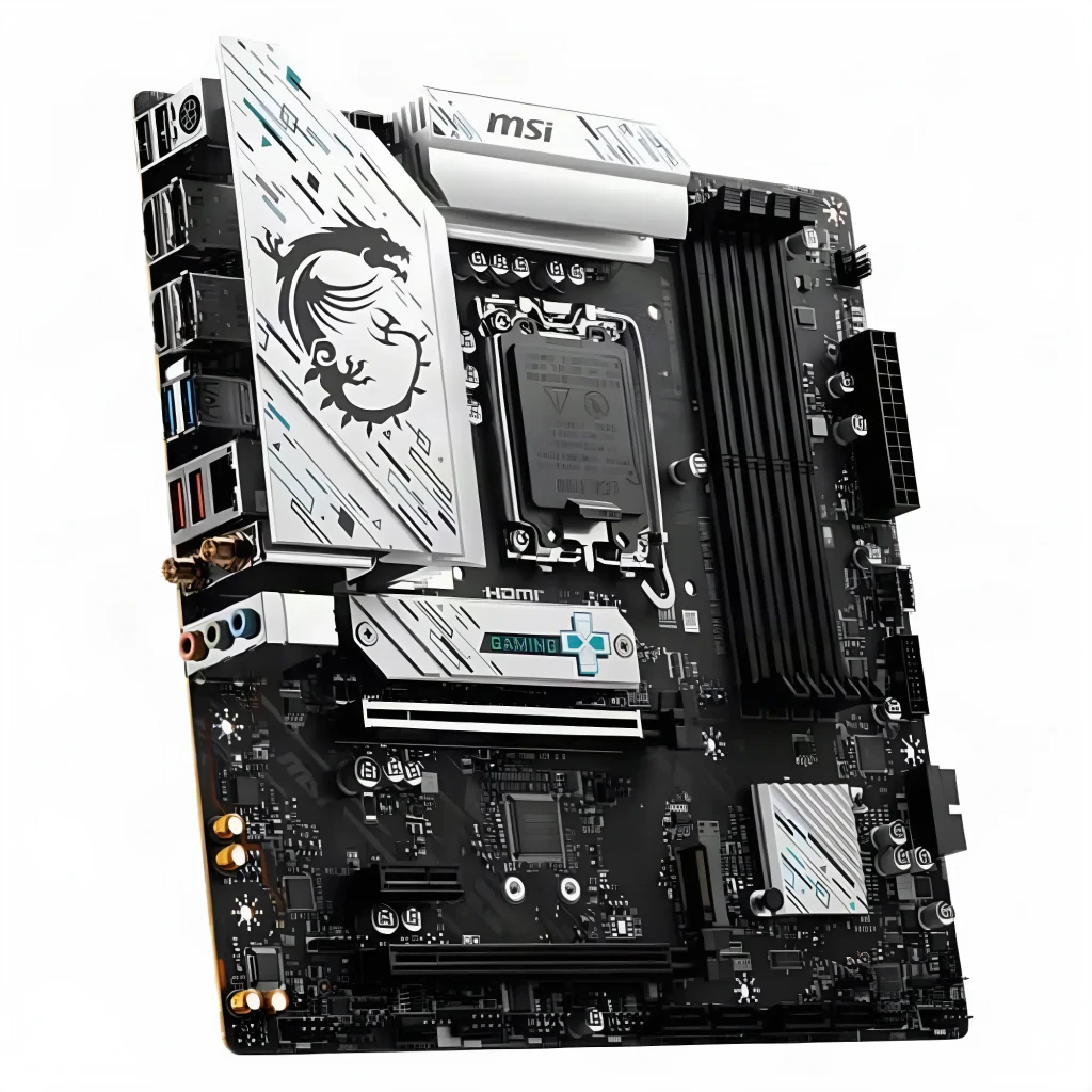 MSI Placa base B760 Gaming Plus WiFi - tipo de memoria = DDR5, 4 ranuras DIMM, doble canal, hasta 128 GB |