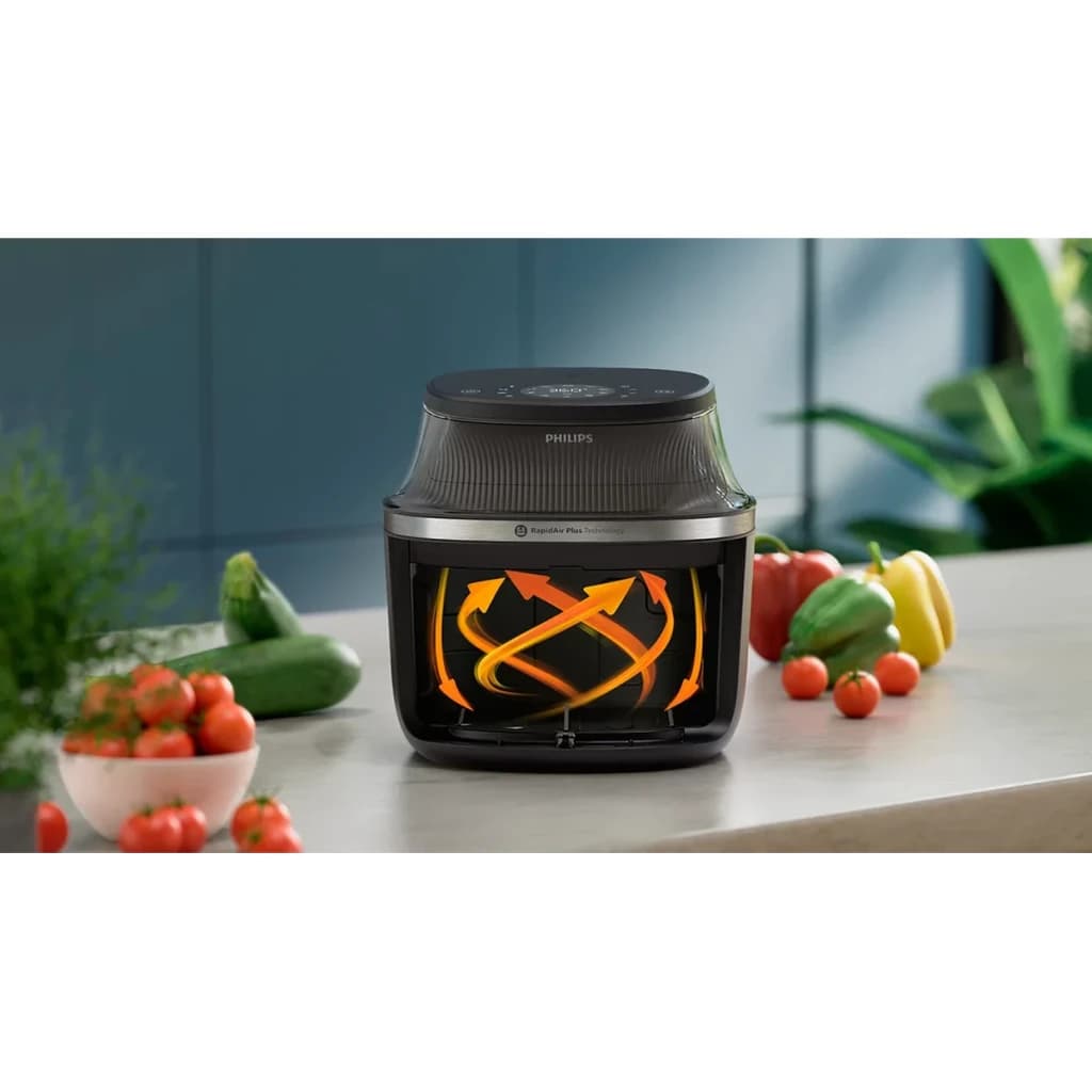 Philips Freidora de aire Airfryer 3000 Series NA341/00 7,2 L Negro - detalle 2