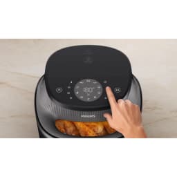 Philips Freidora de aire Airfryer 3000 Series NA341/00 7,2 L Negro - partes aptas para lavavajillas, capa antiadherente y