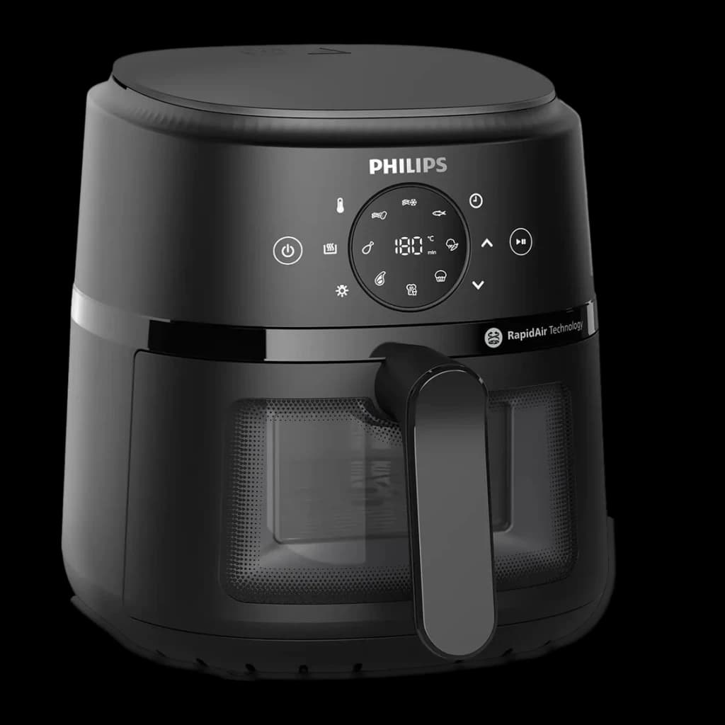 Philips Freidora de aire 2000 series NA220/00 - capacidad = 3,2 L (cesta) / 0,4 kg de alimento | suficiente para 1-2