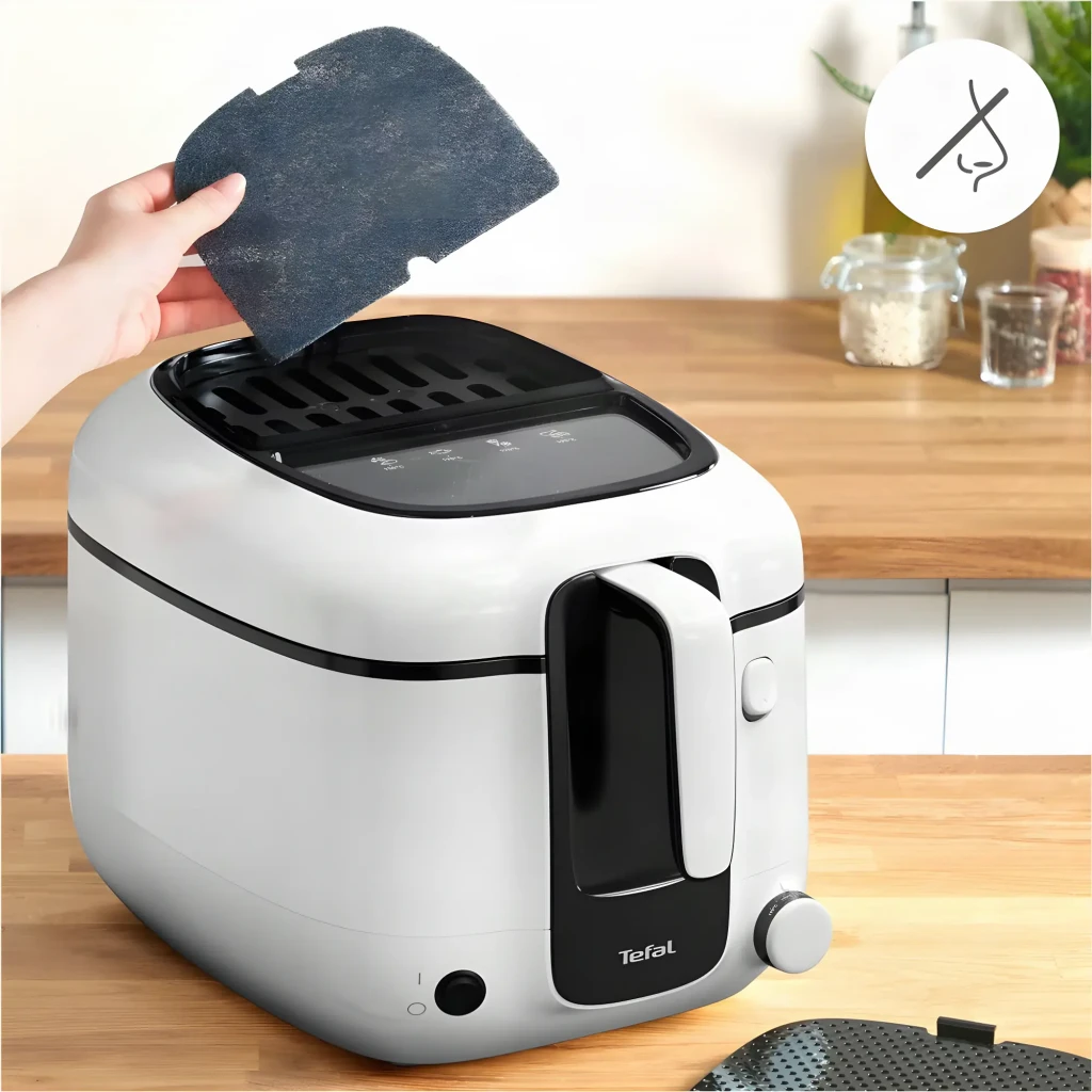 Tefal Freidora Super Uno FR3101 1800 W Negro y Blanco - potencia = 1800 W | calienta rápido y mantiene la temperatura estable