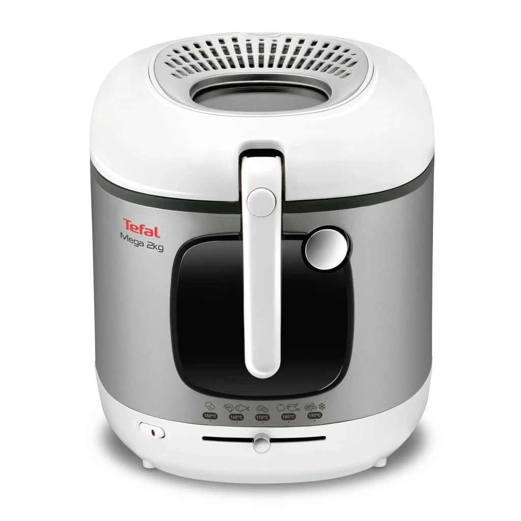 Tefal Freidora FR4800 Mega XXL Blanco/Plata - vista principal