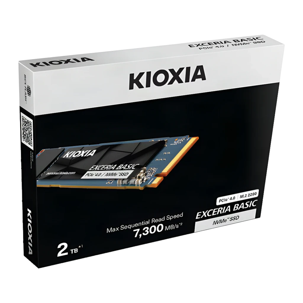 Kioxia Disco Duro Exceria Basic 1TB SSD M.2 NVMe 7200MB/s PCIe Gen4x4 QLC - vista principal - Item1