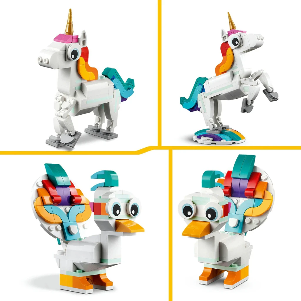 LEGO Set de Construcción Creator 3 en 1 Unicornio Mágico 31140 multicolor - vista principal - Ítem4