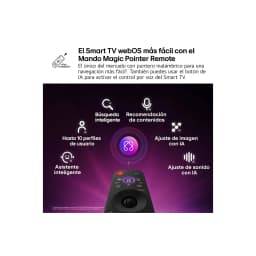 LG Televisor 85QNED81B6A 85 pulgadas 4K Ultra HD Smart TV Wi-Fi Negro - détail 7