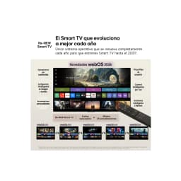 LG Televisor 85QNED81B6A 85 pulgadas 4K Ultra HD Smart TV Wi-Fi Negro - détail 6