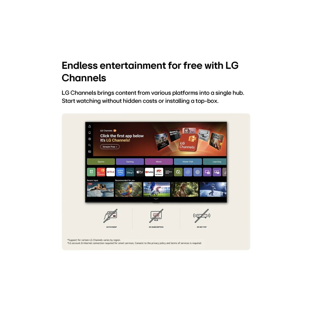 LG Televisor 24LB70006LA 24 pulgadas Full HD Smart TV Negro - detalle