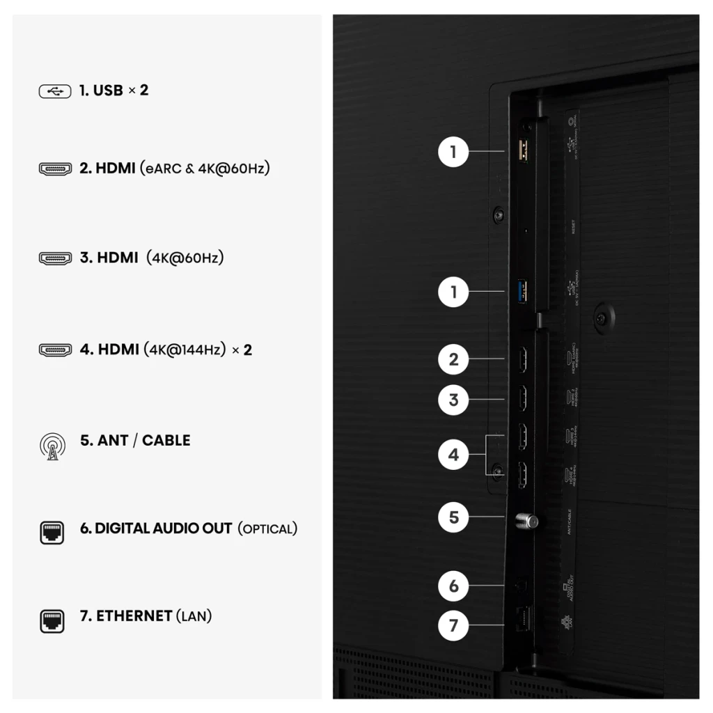 Hisense Televisor 65S7S 65 pulgadas 4K Ultra HD QLED Smart TV Negro - détail 3