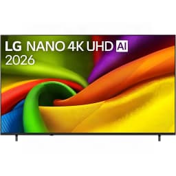 LG TV 85 pulgadas 85NU8E0B3LA UHD NANO A7 WEBOS26 HDR10PRO gris oscuro y negro - vista principal