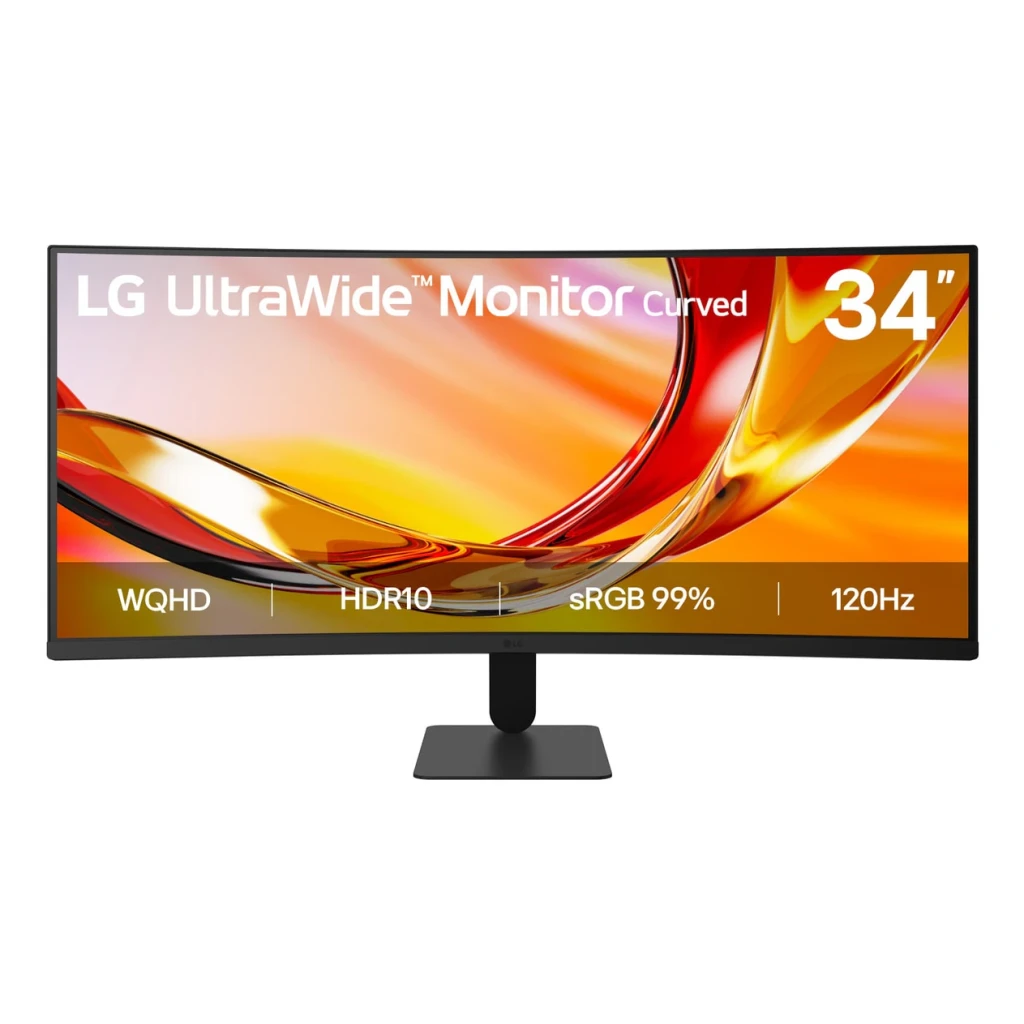 LG Monitor 34U601B-B UltraWide 34 pulgadas WQHD Curvo 120Hz negro - vista principal
