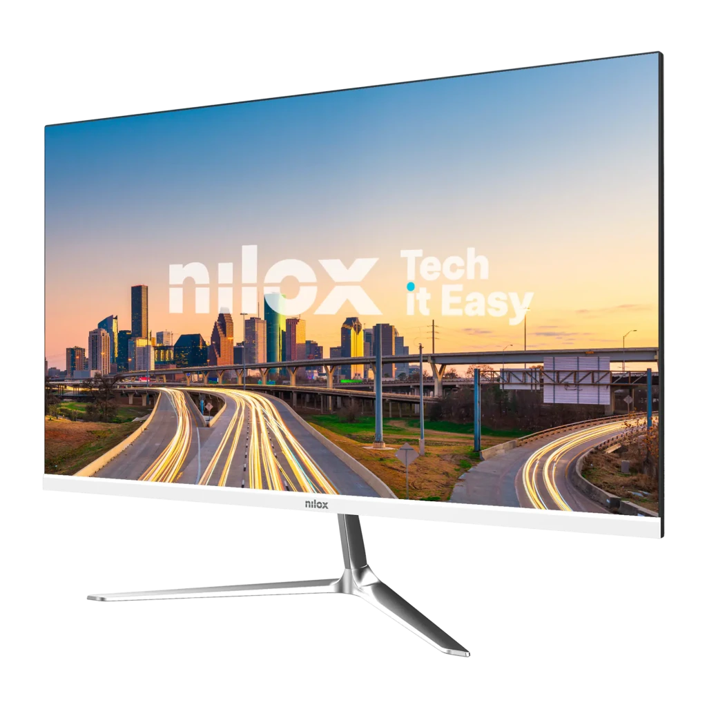 Nilox Monitor NXM24FHD1201W 23.8 pulgadas Full HD LED 120Hz Blanco - tamaño y resolución = 23,8 pulgadas Full HD (1920 x