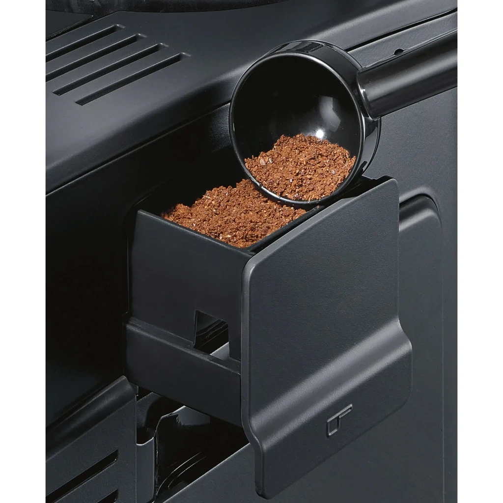 Siemens Cafetera superautomática EQ.6 plus s500 TE655203RW 1,7 L 19 bares preto cinzento prateado - detalhe