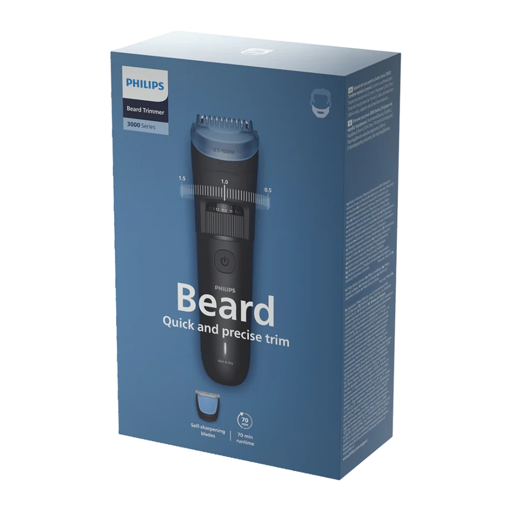 Philips Recortadora de barba Serie 3000 BT3620 Negro - vista principal