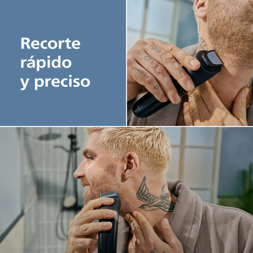 Philips Recortadora de barba Serie 3000 BT3620 Negro - detalle