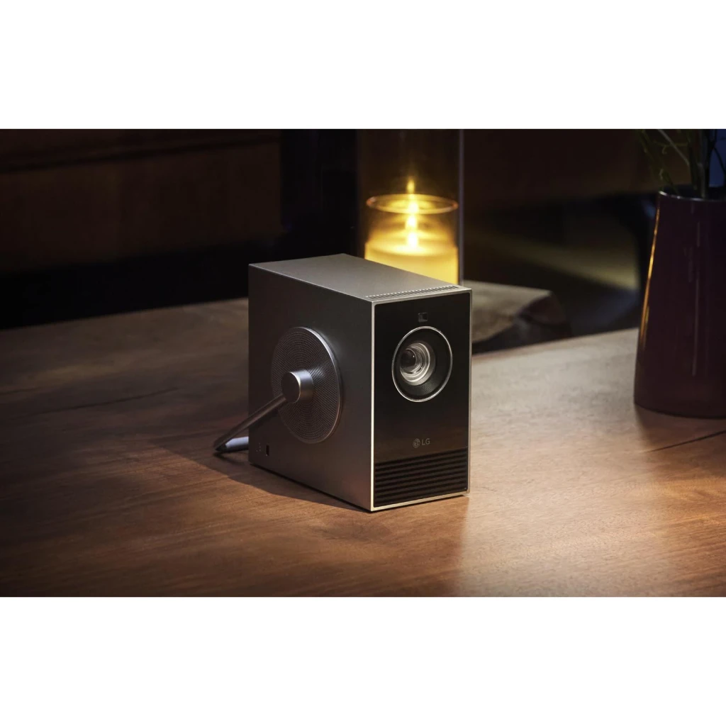 LG cinebeam qube proyector con smarttv integrado ultrahd 4k ansi 500 lumenes argent - vue principale - Ítem7