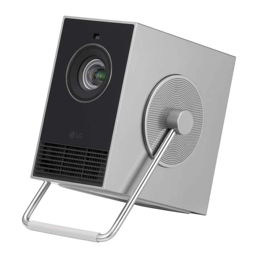 LG cinebeam qube proyector con smarttv integrado ultrahd 4k ansi 500 lumenes argent - vue principale - Ítem6