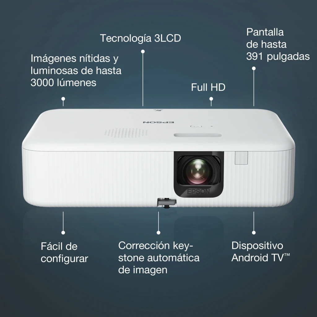 Epson Proyector CO-FH02 Full HD 3000 lúmenes 3LCD cine, dinamico, naturel - vue principale - Ítem3