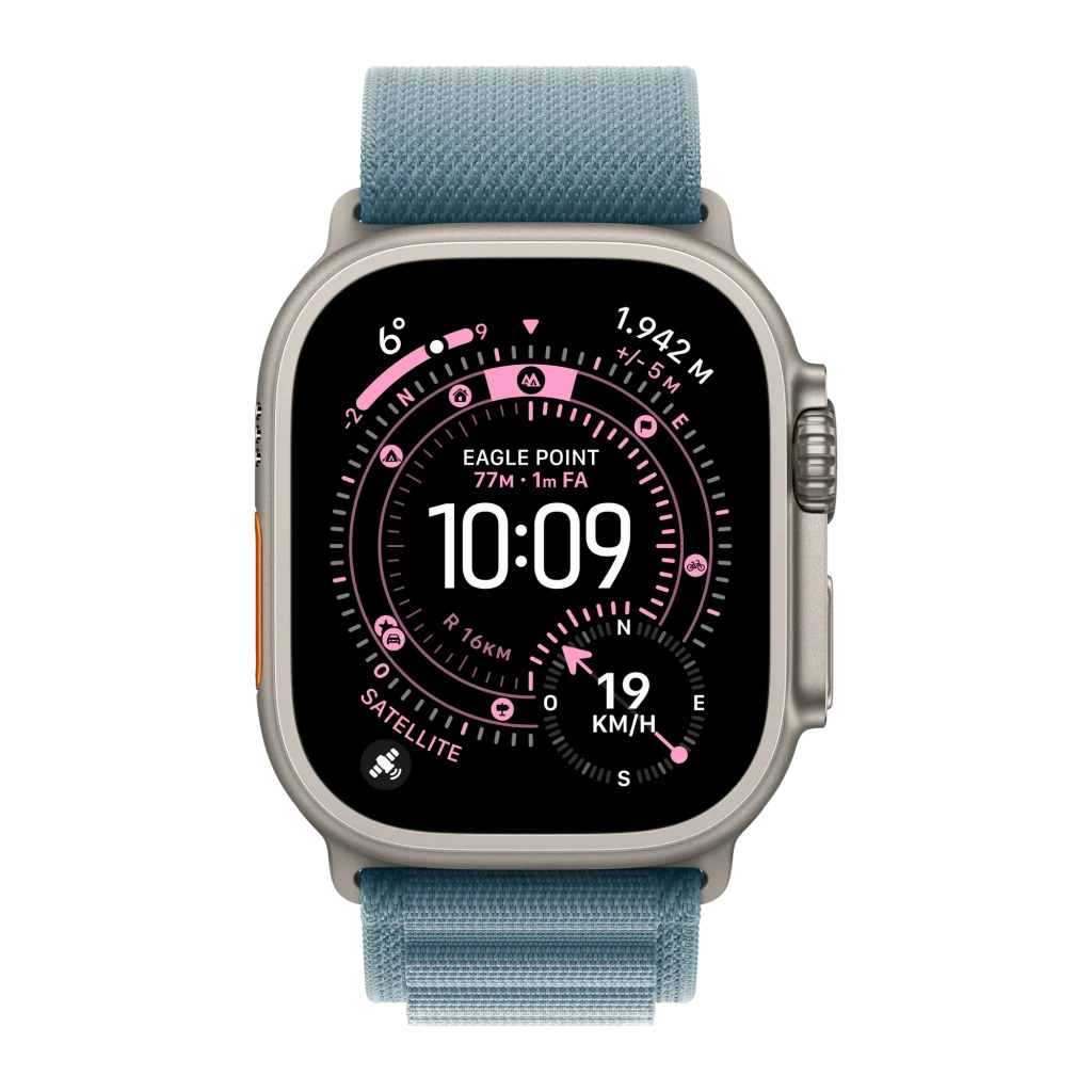 Apple Smartwatch Watch Ultra 3 49 mm Titanio GPS + 5G 64gb gris - autonomía de batería = 72 h en modo bajo consumo / 42 h en