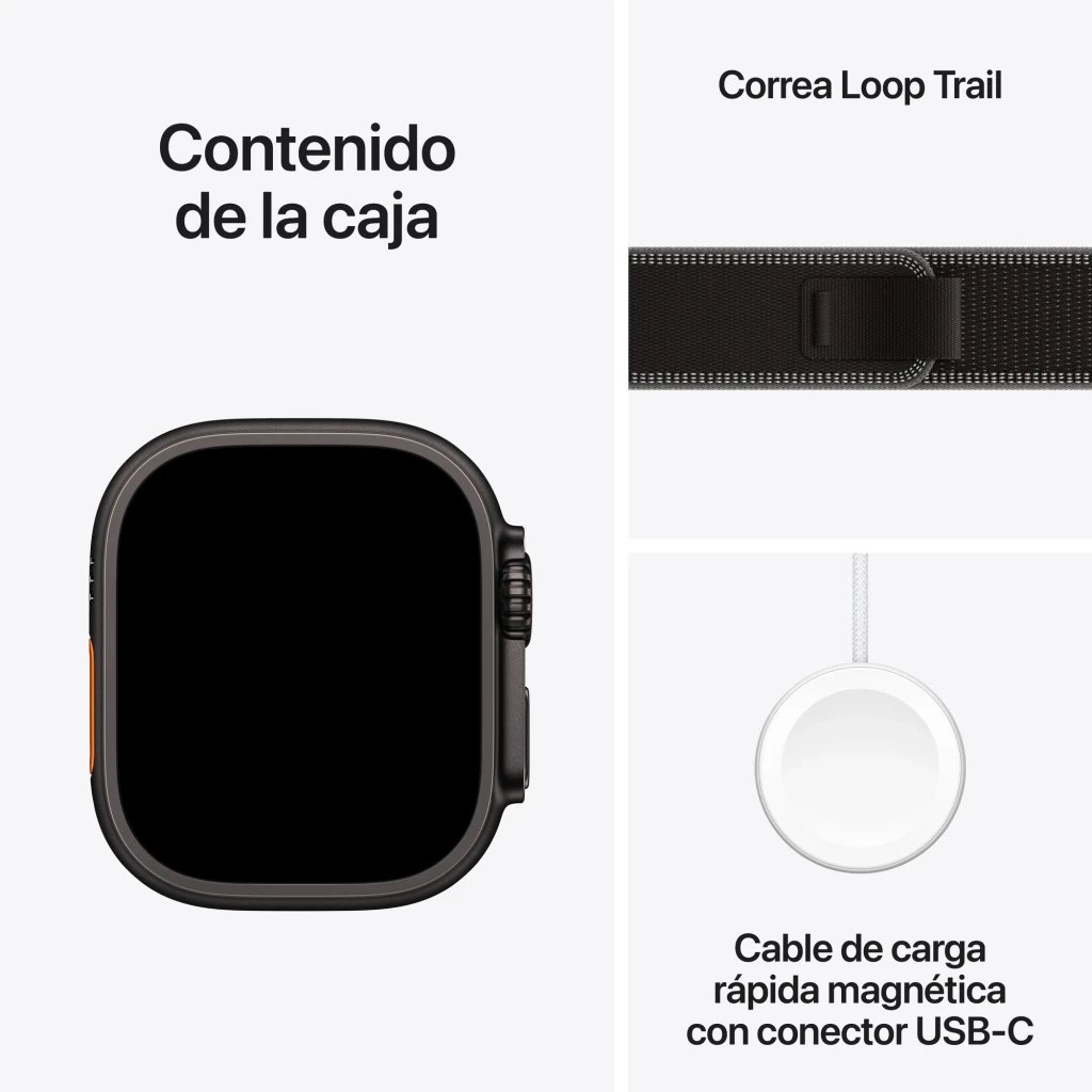 Apple Smartwatch Watch Ultra 3 49mm GPS + Cellular Negro 64gb - detalle