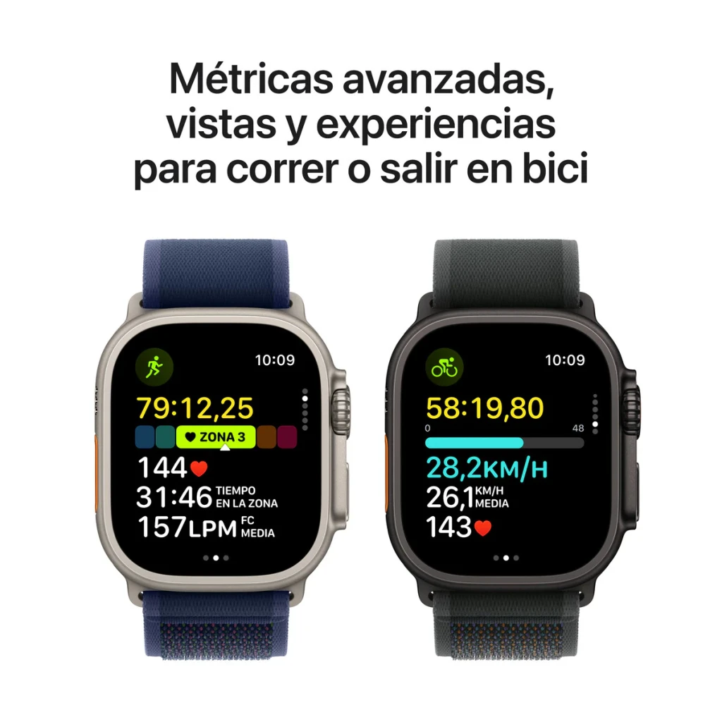 Apple Smartwatch Watch Ultra 2 49mm GPS + Cellular Negro 64gb - resistencia al agua = 100 m / 10 ATM + certificación EN13319