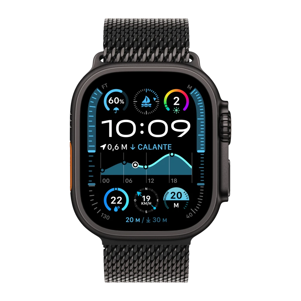 Apple Smartwatch Watch Ultra 2 49mm GPS + Cellular Negro 64gb - tamaño del cuerpo del reloj = 49 mm | es el cuerpo más grande