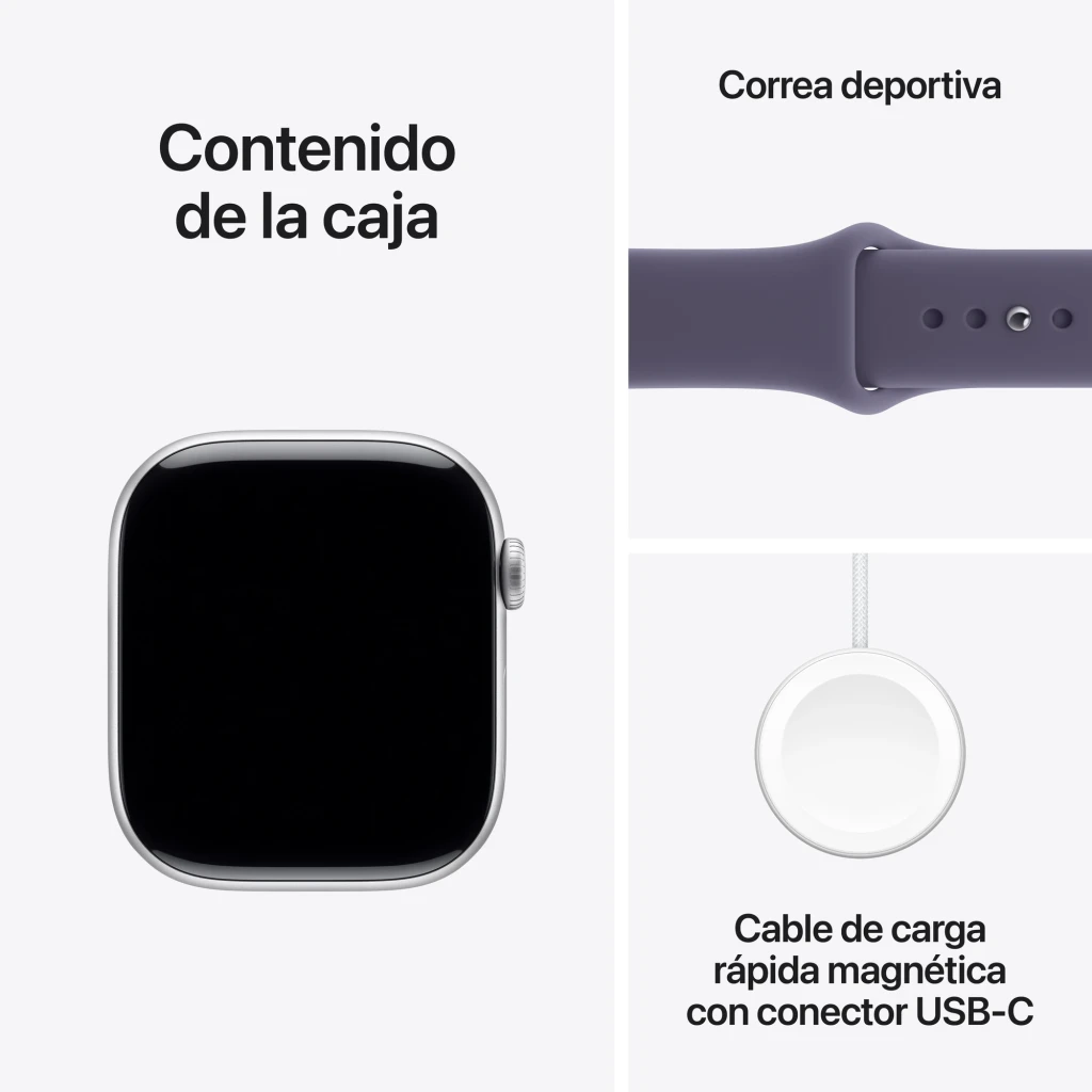 Apple Smartwatch Watch Series 11 GPS 46 mm Plata - detalhe 2