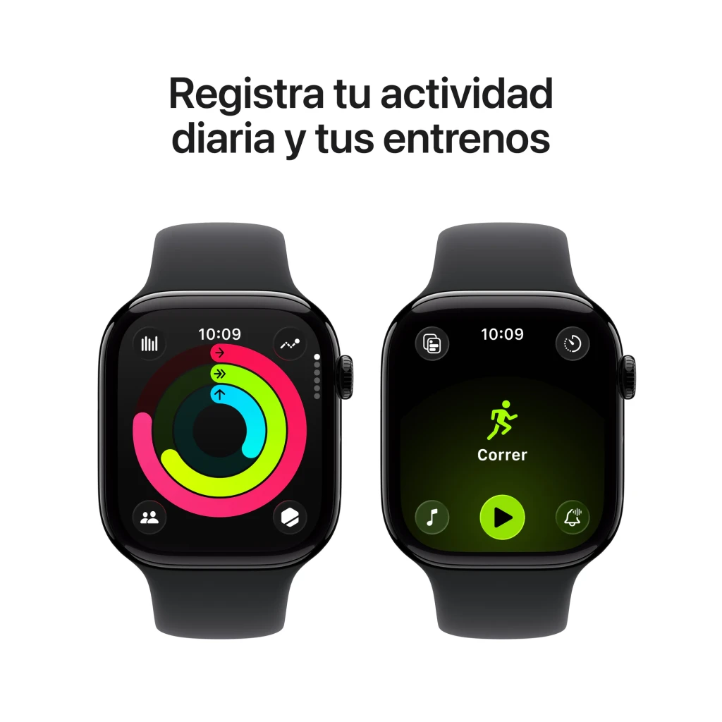 Apple Smartwatch Watch Series 11 GPS 46 mm Negro 64gb - versión GPS = solo GPS; sin conexión celular propia | para llamar