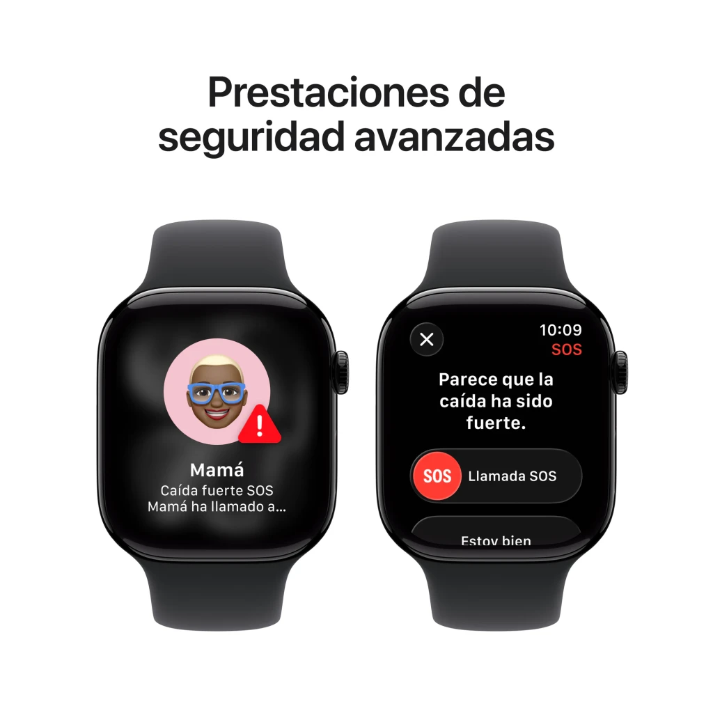 Apple Smartwatch Watch Series 11 GPS 46 mm Negro 64gb - carga rápida = hasta 8 h de autonomía en 15 minutos; cargador