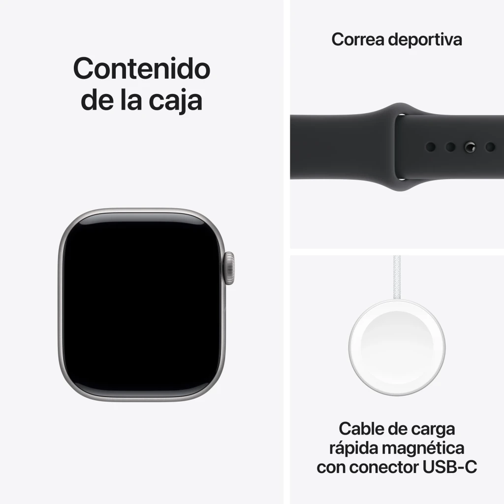 Apple Smartwatch Watch Series 11 GPS 42 mm Gris 64gb - conexión celular = No (solo GPS) | sin tarjeta SIM propia