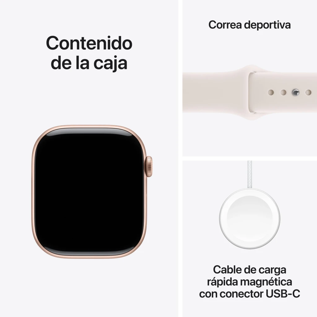 Apple Smartwatch Watch Series 11 GPS 46 mm Oro Rosa 64gb - detalhe 2