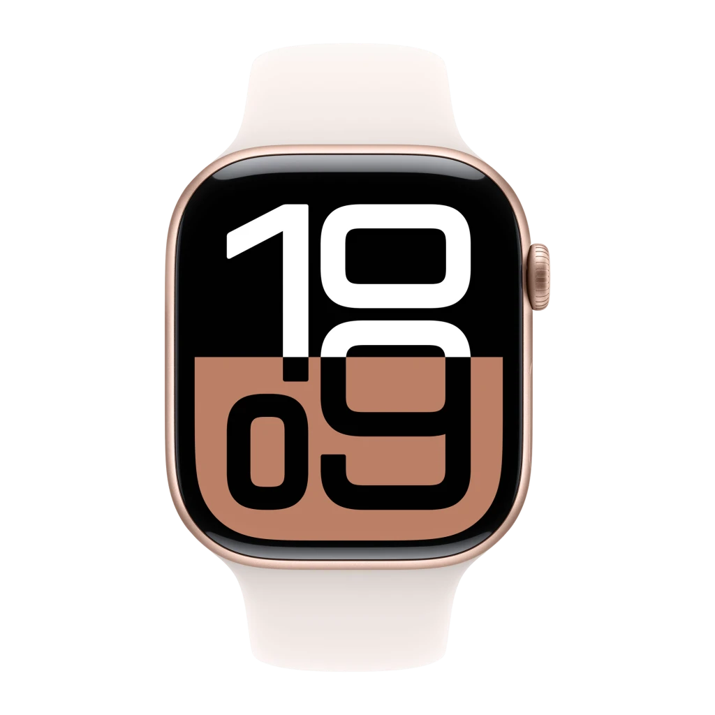 Apple Watch Series 10 GPS 46 mm Oro Rosa 64gb - détail